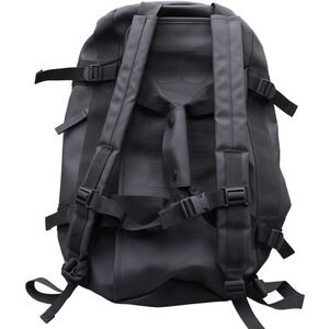 Rains Texel Duffel Bag Small Black Waterproof Carry On Bag Backpack Travel